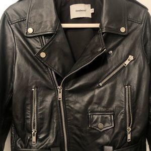 Deadwood Joan Leather Biker Jacket